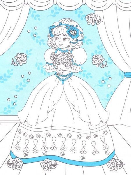 Розмальовка Ірина Пушкар «Велика книга для творчості: Принцеси-танцівниці» 978-9-6674-8453-8