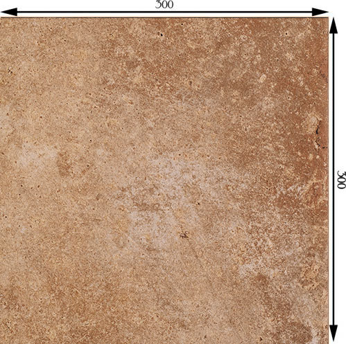 Клінкерна плитка Fondi rosso klinkier 30x30 (1.26) Ceramika Paradyz