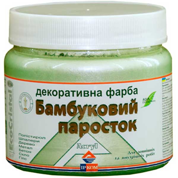 Краска декоративная акриловая Ircom Decor росток бамбука 0,4 л
