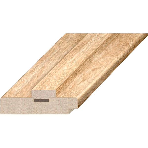 Дверная коробка ОМиС под добор ПВХ 80х33 мм дуб саванна