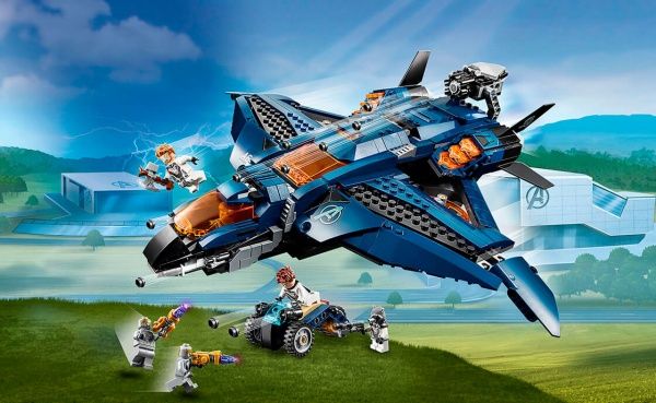 Конструктор LEGO Super Heroes Унікальний Квінджет Месників 76126
