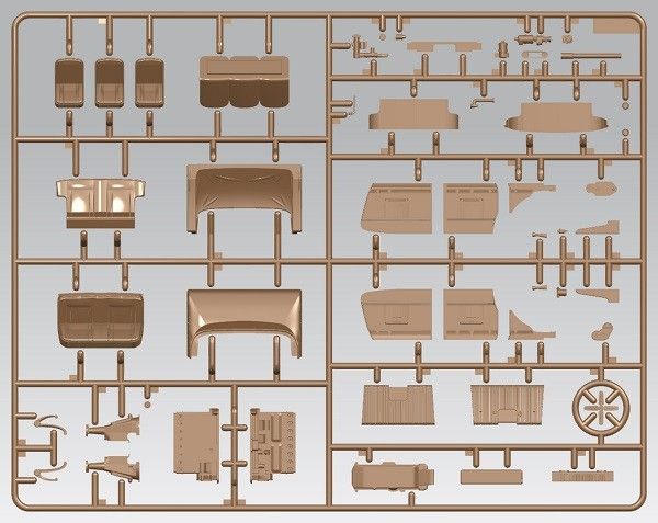 Збірна модель ICM автомобіль німецького керівництва часів другої світової війни Typ 770K (W150) Tourenwagen (48230444