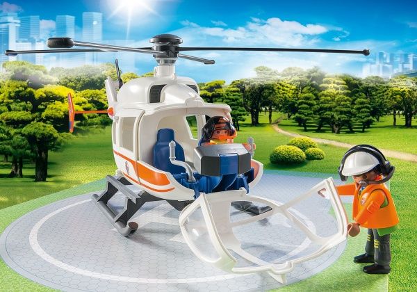 Конструктор Playmobil Рятувальний вертоліт 70048