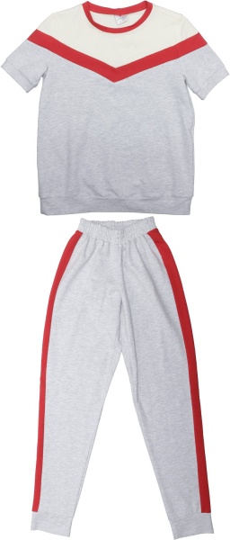 Комплект жіночий Flis clothes Чайка р. L сірий 