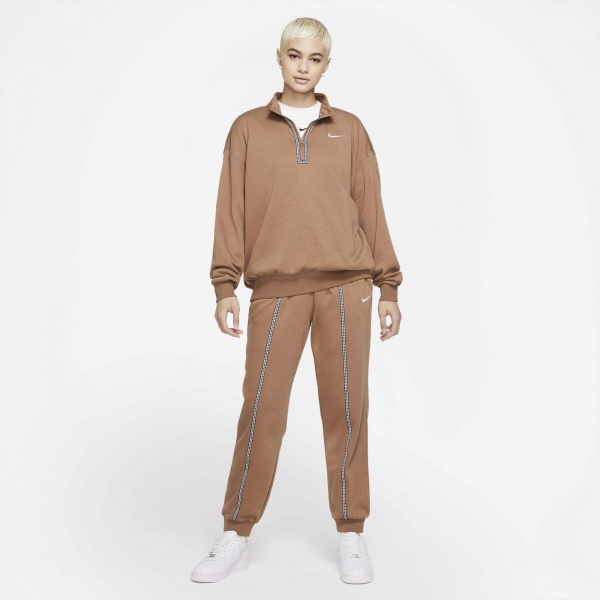 Світшот Nike W NSW ICN CLSH FLC GX HZ LS T DD5031-256 р. M бежевий