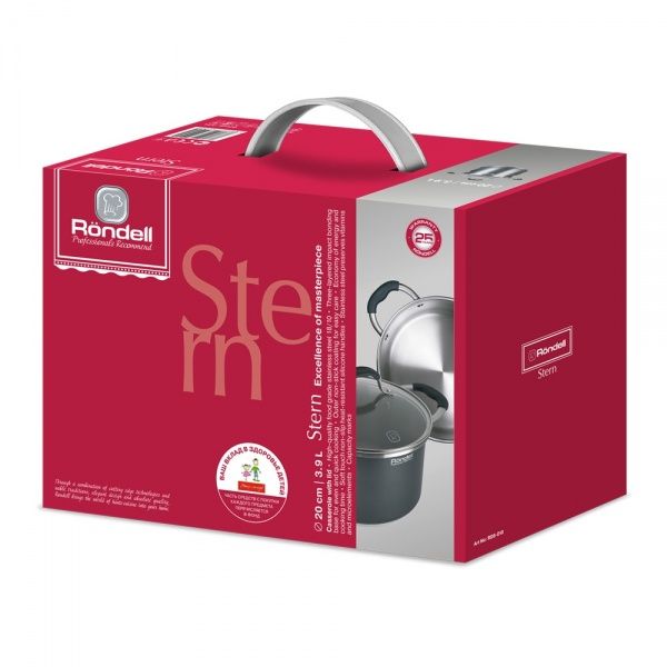 Каструля з кришкою Stern 3,9 л 20 см Rondell