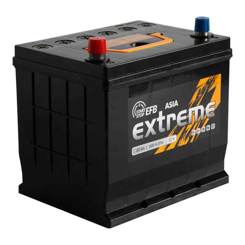 Акумулятор автомобільний Extreme 65Ah 600A 12V EXT 6CT-65(1)ASIAEFB «+» ліворуч (EXT 6CT-65(1)ASIAEFB)