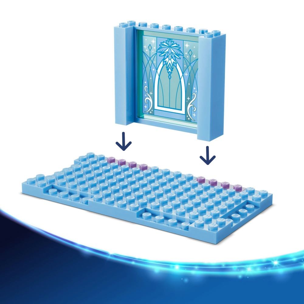 Конструктор LEGO Disney Princess Ледяной дворец Эльзы и веселое катание на санках 43281