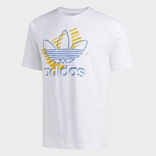 Футболка Adidas TREFOIL ART TEE DV3279 S білий