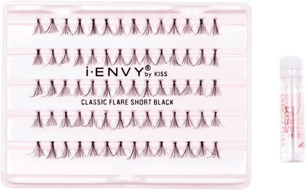 Накладные ресницы Kiss Классика (KPE01С) клей KPE01C 