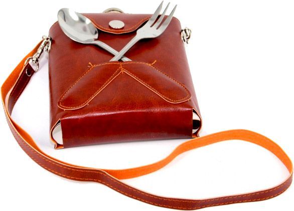 Фляга в чохлі з ложкою і виделкою PT-18-A