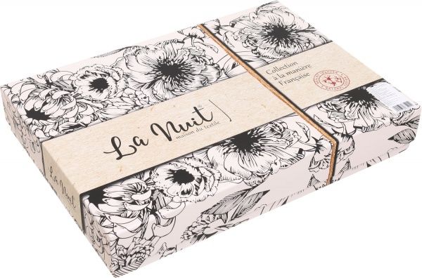 Комплект постельного белья Andro 2 серо-бежевый La Nuit