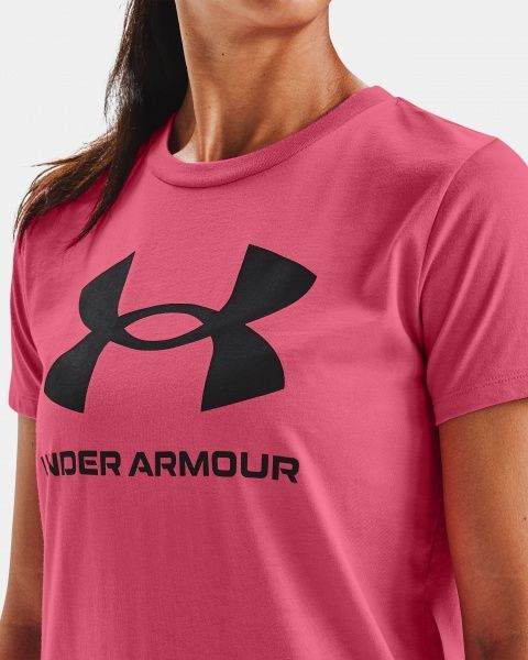 Футболка Under Armour Live Sportstyle Graphic SSC 1356305-668 L розовый