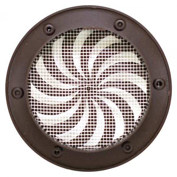 Гратка для вентиляції Т-95К 100x100 мм пластик білий