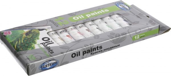 Набір олійних фарб 12 кольорів 12 мл Professional Centrum
