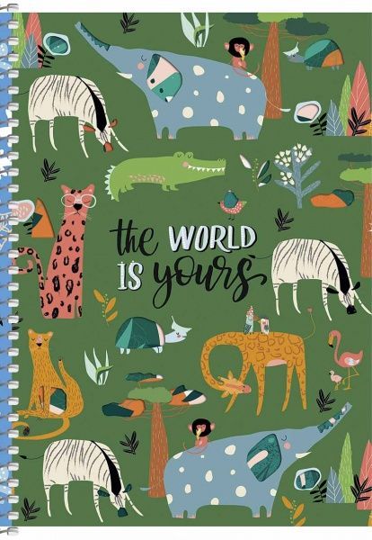 Тетрадь школьная А5 80 листов в клеточку A5-SC-080-6081K Student Школярик