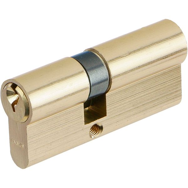 Циліндр Abus E45 30x40 ключ-ключ 70 мм матова латунь