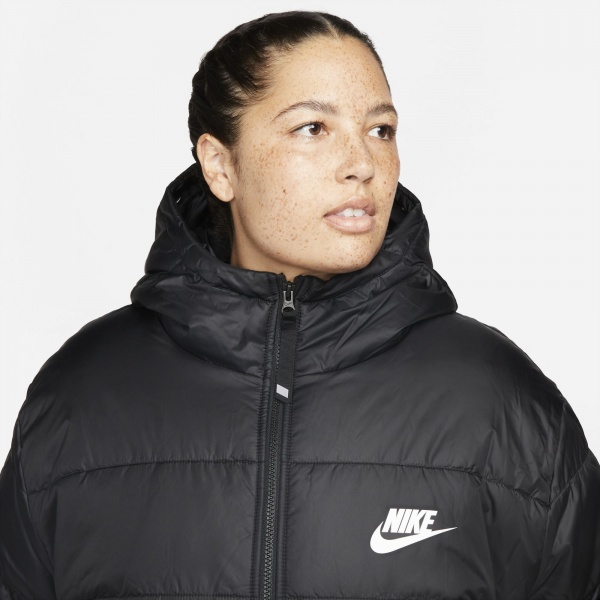 Куртка Nike W NSW TF RPL CLASSIC HD JKT DJ6995-010 р.M черный