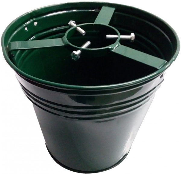 Подставка под елку Ведро 10 л зеленый 