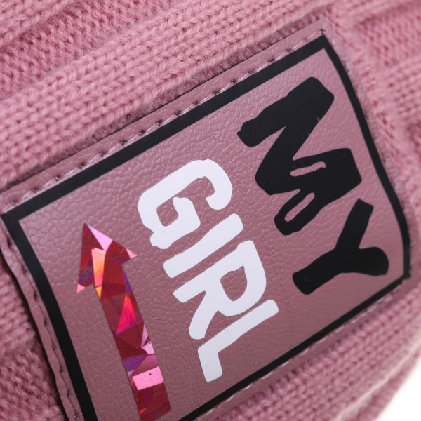 Шапочка дитяча для дівчинки Kraft+ р.52-54 пильна троянда 1835 