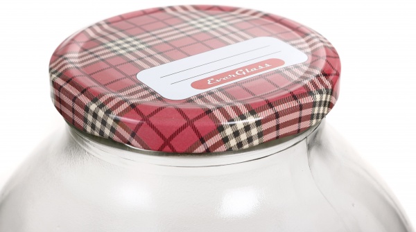 Банка для консервування ТО з металевою кришкою 82 мм 3 л Everglass