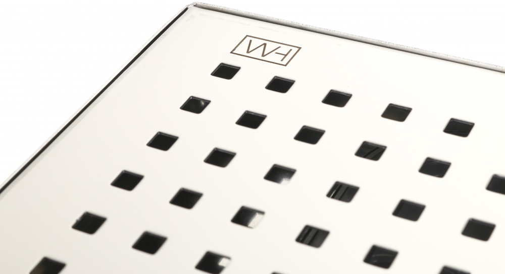 Трап горизонтальный Water House Трап квадратный Water HOUSE 20х20cм, горизонтальный выход на 50мм 360, корпус из нержавеющей стали