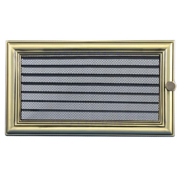 Решетка каминная с жалюзи  4FIRE 17х30 ретро