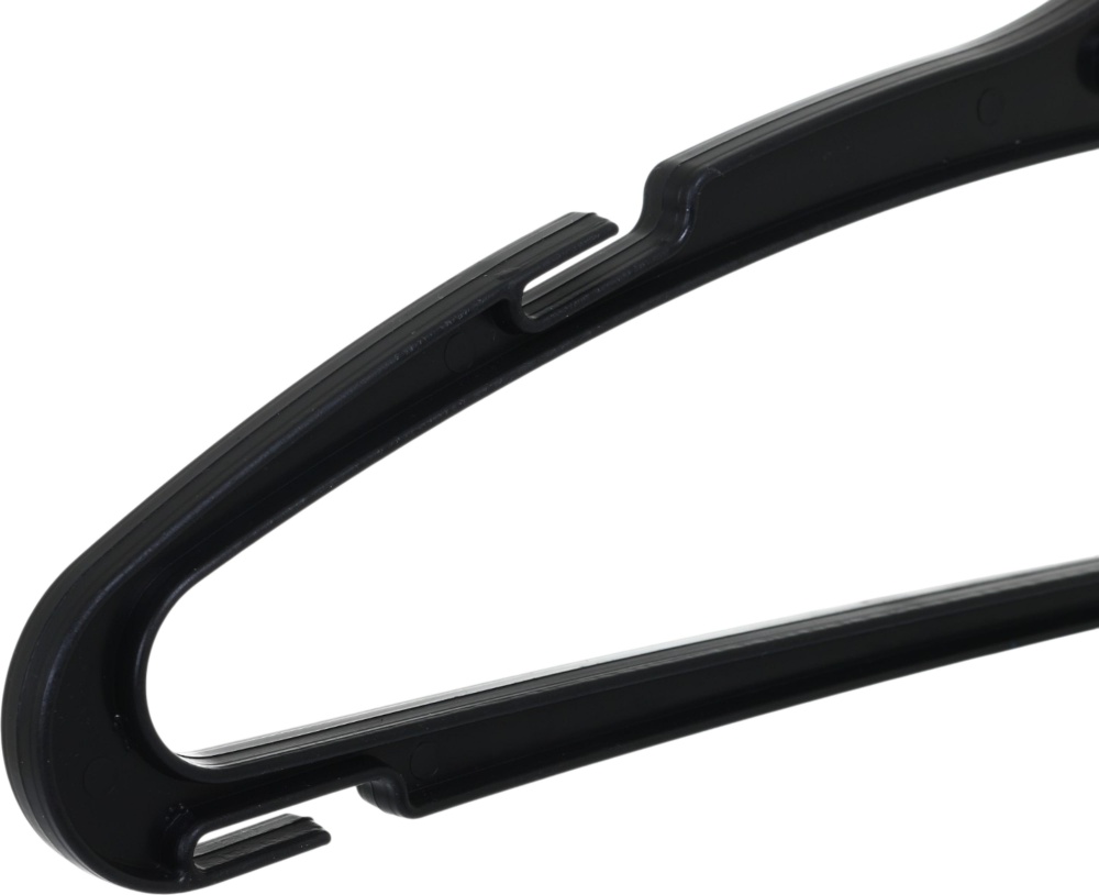 Набір вішалок Vivendi Everyday Black 44 см пластик чорний 5 шт.