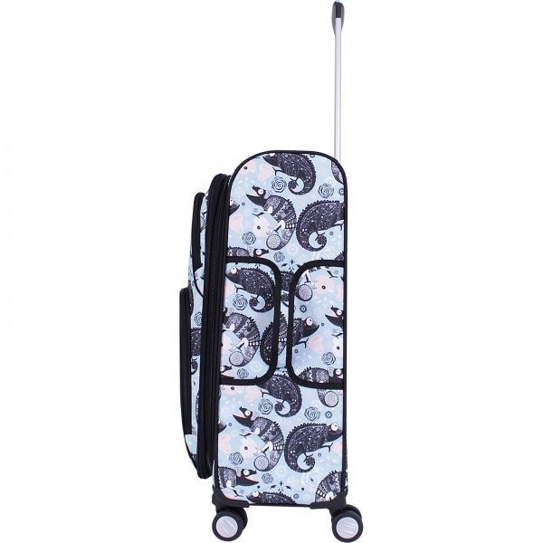 Чемодан Bagland Леон 70 л голубой 656 (0037966244) 