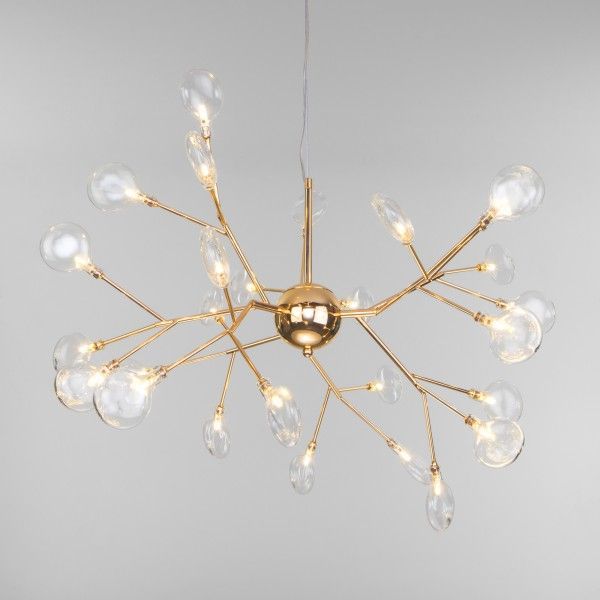 Люстра підвісна Strotskis Lamella 564 27x3 Вт G4 золото 