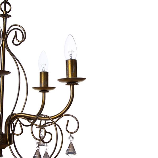 Люстра Vitaluce V1273/5 золотая