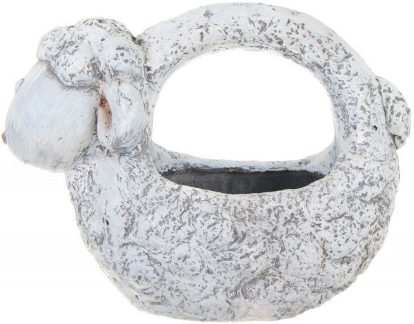 Горщик для квітів 430х225х330 мм овальний білий 