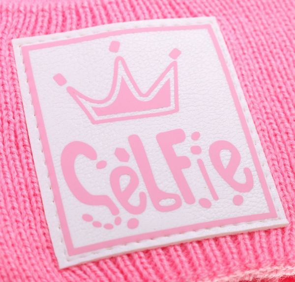 Шапочка дитяча для дівчинки Kraft+ 2641 р.50 яскраво-рожевий 