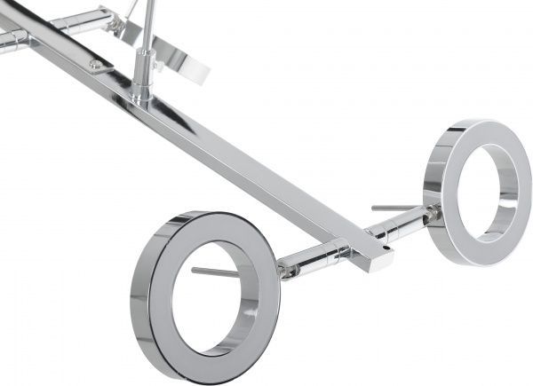 Люстра подвесная Интеркласс НСБ 04-6хХХ-310 6x4,5 Вт хром MD8065-6 