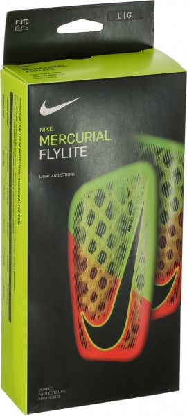 Щитки футбольні Nike NK MERC FLYLITE GRD L ТМ р. L зелений SP2085-336