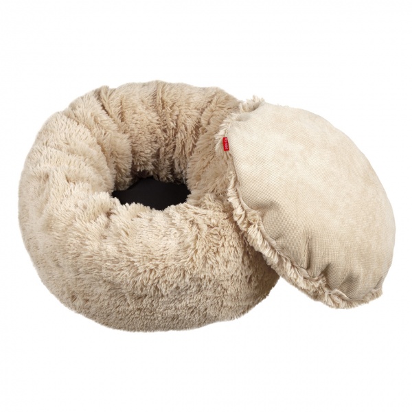 Лежак RED POINT 60х60х20 см текстиль бежевый