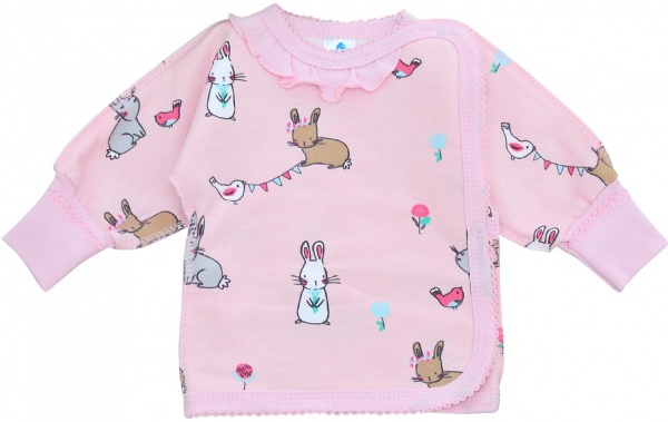 Распашонка для девочек Minikin р.56 розовый с принтом 21700156 