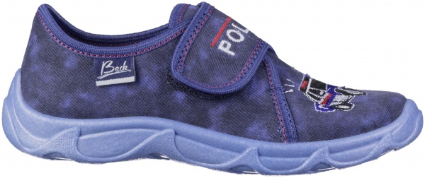 Тапочки для мальчиков Beck Polizei р.33 темно-синий 211750633AB5 