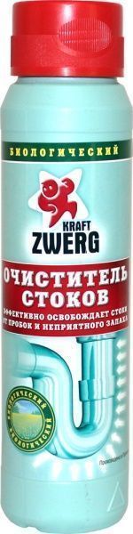 Средство для чистки труб Kraft Zwerg Биологический 500 г