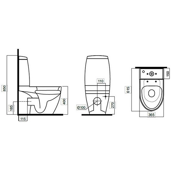 Унитаз подвесной AM.PM Spirit C701739SC