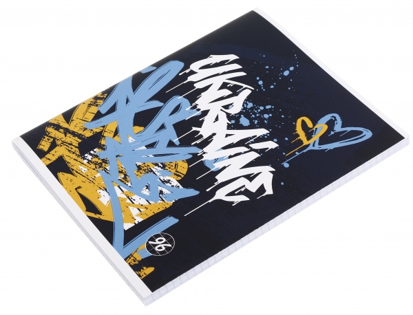 Тетрадь школьная Graffiti 96 листов клетка Nota Bene