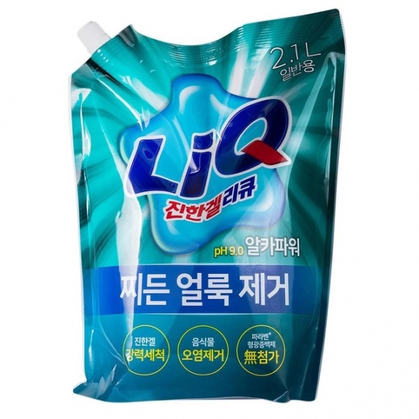 Гель для машинной и ручной стирки Aekyung LiQ Thick Gel Alka For Drum 2,1 л 