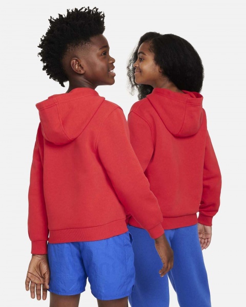 Джемпер Nike K NSW CLUB FLC HDY LBR FD3000-657 р.M червоний