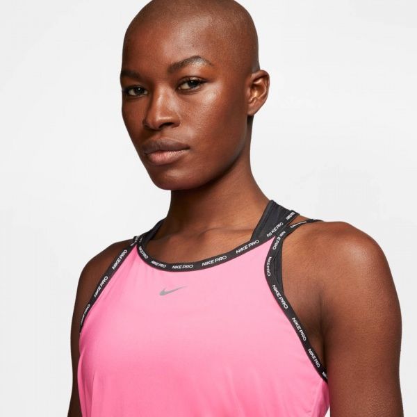 Майка Nike W NP ELASTIKA TANK M V CJ3582-679 M рожевий
