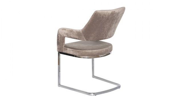 Стілець обідній Берналь C2101 620х560х940 мм хром/бежевий