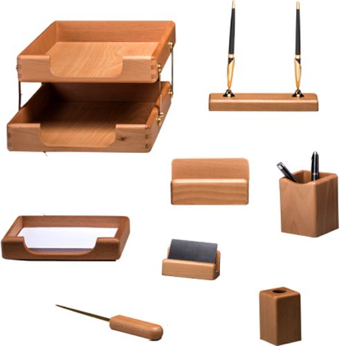 Набір настільний bestar 8 предметів Горіх 8259XDX