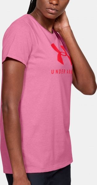 Футболка Under Armour GRAPHIC SPORTSTYLE CLASSIC CREW 1346844-691 M рожевий