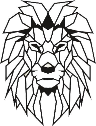 Панно Лев PN007 45x34 см 