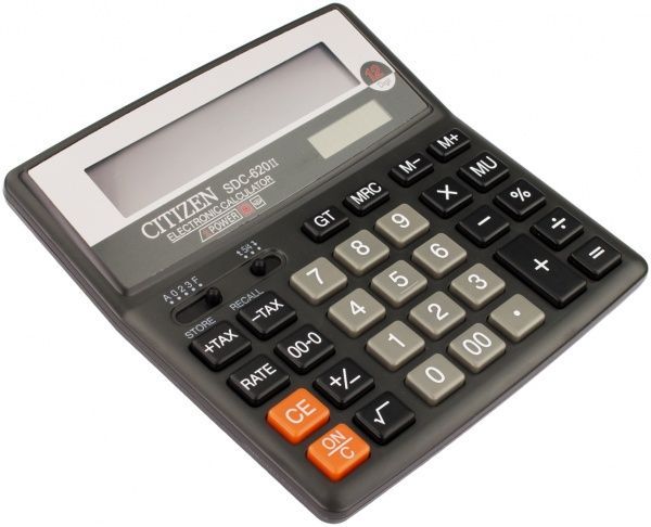 Калькулятор профессиональный SDC-620 12 разрядов Citizen