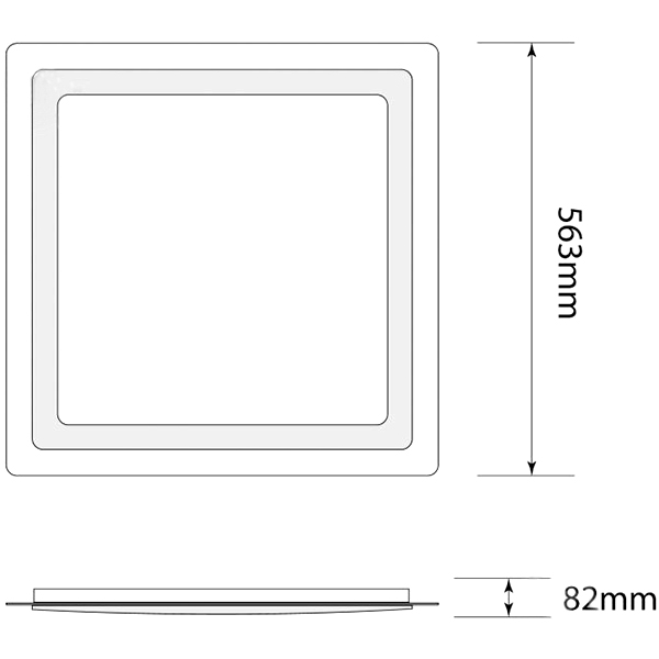 Світильник світлодіодний Светкомплект CL-S OP IR RC 60 Вт білий RGB + 2800-6000 К 